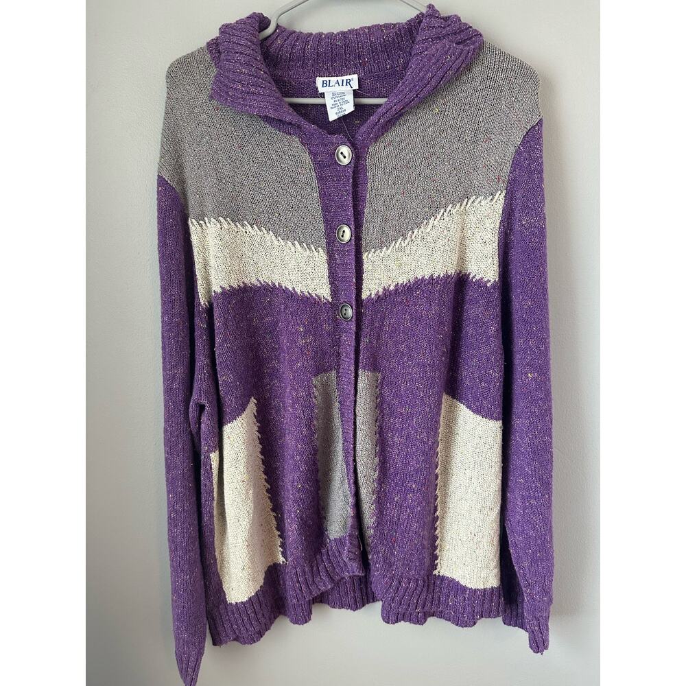 Vintage Blair Color Block Sweater Size 2XL